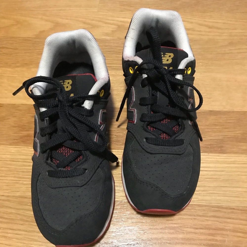 Boys black 574 new balance